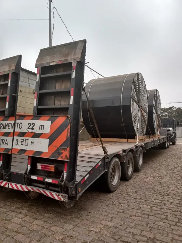 Imagem ilustrativa de Transportadora com caminhão plataforma sp